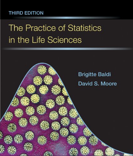Imagen de archivo de The Practice of Statistics in the Life Sciences with Crunchit/Eesee Access Card a la venta por ThriftBooks-Atlanta