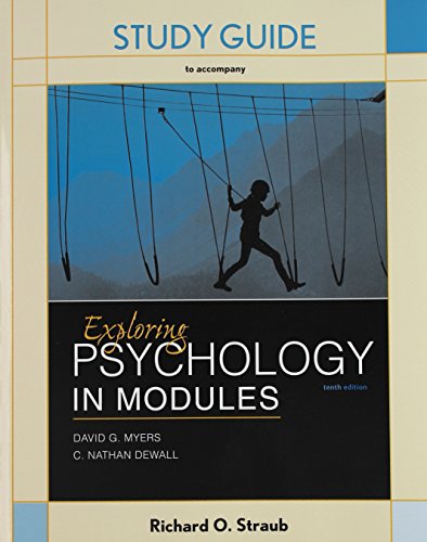 Stock image for Study Guide for Exploring Psychology in Modules for sale by SecondSale