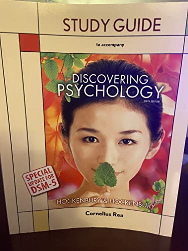 Stock image for Study Guide To Accompany Discovering Psychology for sale by BookHolders