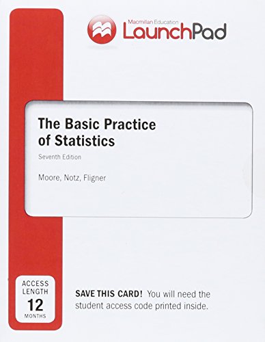 Imagen de archivo de LaunchPad for Moore's the Basic Practice of Statistics (2-Term Access) a la venta por TextbookRush