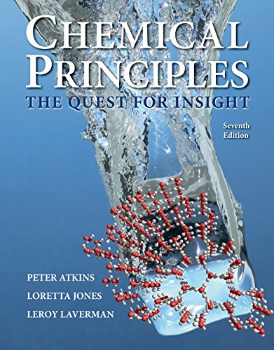 Imagen de archivo de Chemical Principles: The Quest for Insight a la venta por BombBooks