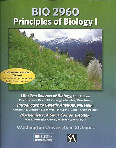 Beispielbild fr BIO 2960 Principles of Biology I Custom Edition for Washington University in St Louis zum Verkauf von ZBK Books