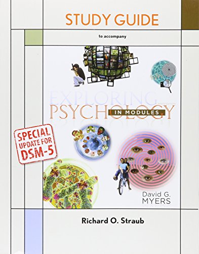 Imagen de archivo de Exploring Psychology In Modules: With Dsm5 Update ; 9781464186059 ; 1464186057 a la venta por APlus Textbooks