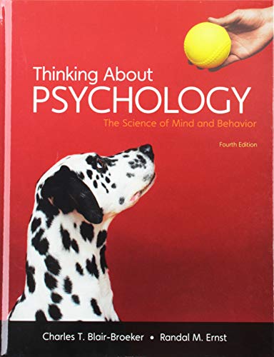 Beispielbild fr Thinking About Psychology, High School Version zum Verkauf von BooksRun