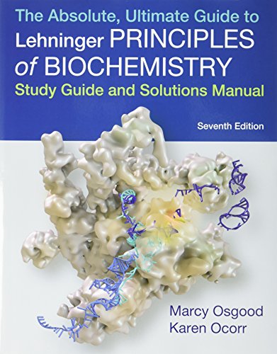 Imagen de archivo de Absolute, Ultimate Guide to Principles of Biochemistry Study Guide and Solutions Manual a la venta por St Vincent de Paul of Lane County