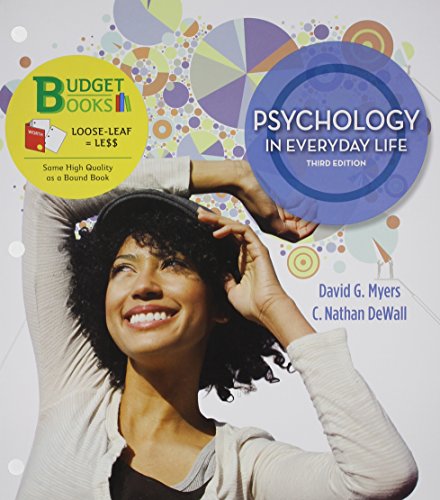 Beispielbild fr Psychology in Everyday Life with 6 Month Access Code (Budget Books) zum Verkauf von HPB-Red
