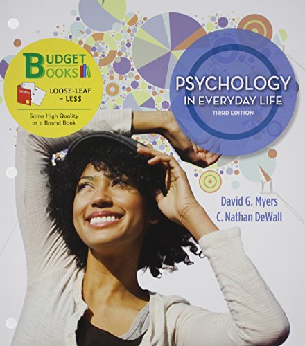 Imagen de archivo de Psychology in Everyday Life with 6 Month Access Code (Budget Books) a la venta por HPB-Red