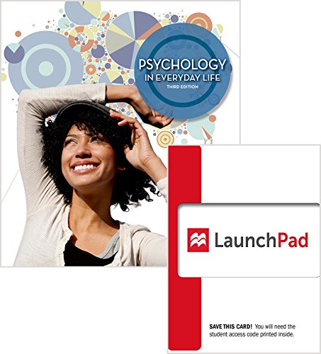 9781464194467: Psychology in Everyday Life & Launchpad 6 Month Access Card