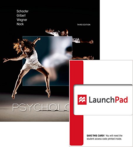 9781464194511: Psychology + Launchpad 6 Month Access Card
