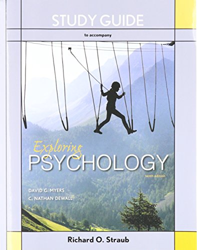 Stock image for Study Guide for Exploring Psychology for sale by Hippo Books