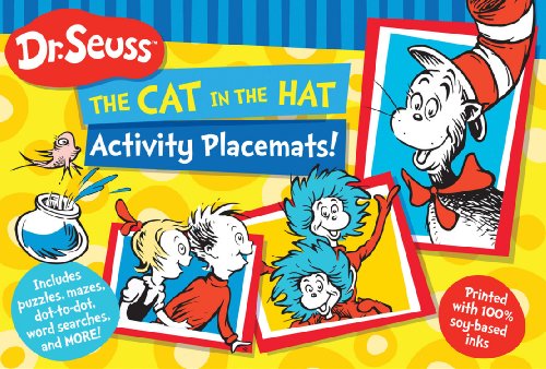 Stock image for Dr. Seuss The Cat in the Hat Activity Placemats!: Includes puzzles, mazes, dot-to-dot, word searches, and more! (Dr. Seuss Activity Books) for sale by BookShop4U
