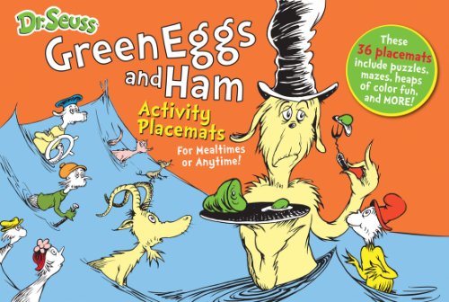 Beispielbild fr Dr. Seuss Green Eggs and Ham Activity Placemats For Mealtimes or Anytime! zum Verkauf von Squeaky Trees Books
