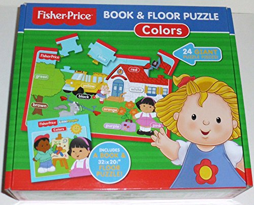 Fisher-Price Book & Floor Puzzle Colors: 24 giant puzzle pieces!