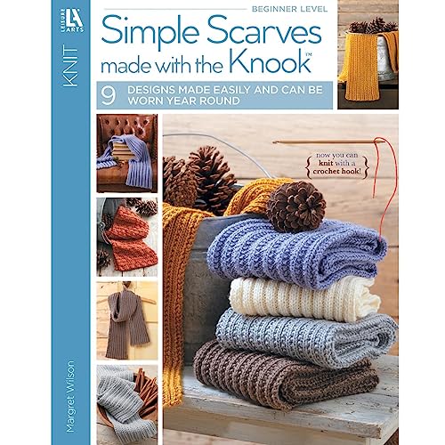 Imagen de archivo de Simple Scarves Made with the Knook-Nine Beginner-Level, Quick and Easy Scarves a la venta por HPB Inc.