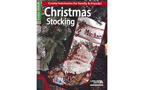Christmas Stocking-Complete Instructions to Cross Stitch a Santa Stocking Loved Ones will Cherish (9781464711565) by Leisure Arts