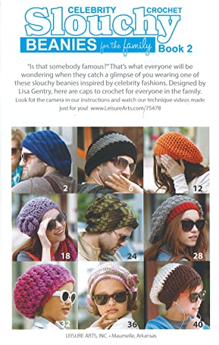 Stock image for Celebrity Crochet Slouchy Beanies for the Family, Book 2 for sale by Jenson Books Inc