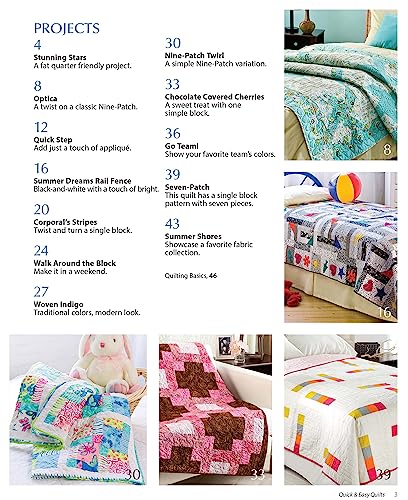 Beispielbild fr Quick & Easy Quilts (6442) zum Verkauf von Once Upon A Time Books