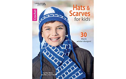 Beispielbild fr Crochet Hats & Scarves for Kids | Leisure Arts (6720) zum Verkauf von Books From California