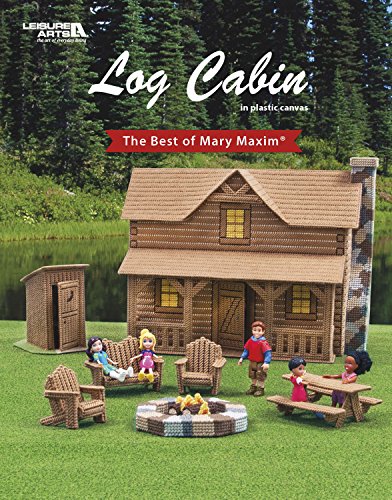 Stock image for Log Cabin: The Best of Mary Maxim -This Plastic Canvas Design Book Offers a Playful Log Cabin Set-Enjoy Hours of Fun Playing with all 25 Pieces for sale by GoldenWavesOfBooks