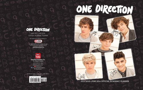 9781465008596: One Direction 2013-14 Notebook Academic Planner