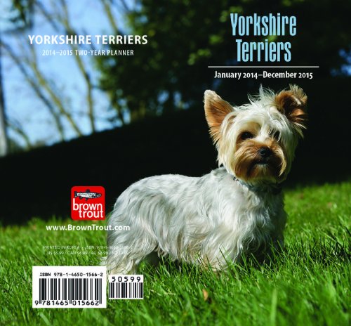 Imagen de archivo de Yorkshire Terriers January 2014-December 2015 Two Year Planner a la venta por Revaluation Books