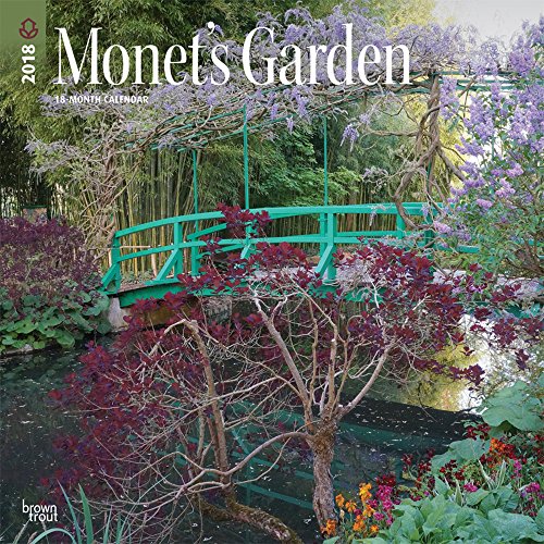 9781465086686: Monets Garden 2018 Wall Calendar