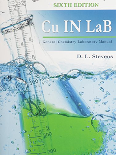 9781465200747: Cu IN LaB General Chemistry Laboratory Manual