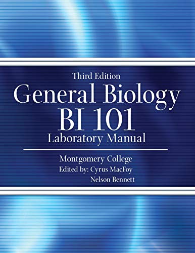 Beispielbild fr General Biology: BI 101 Laboratory Manual zum Verkauf von Better World Books