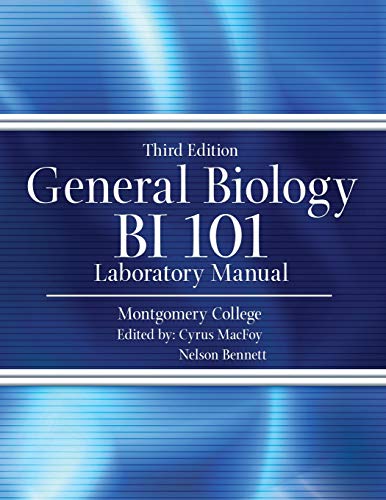 Imagen de archivo de General Biology: BI 101 Laboratory Manual a la venta por Better World Books