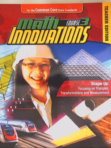 9781465212504: Math Innovations, Course 3 - Shape Up - Focusing on Triangles Transformations and Measurement + 6 Year Online License