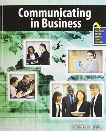 Imagen de archivo de Communicating in Business a la venta por HPB-Emerald