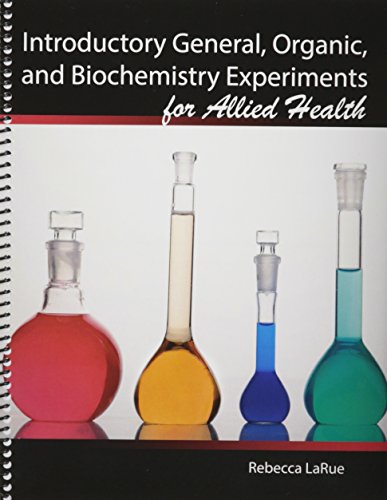 Stock image for Introductory General, Organic, and Biochemistry Experiments for Allied Health for sale by HPB-Ruby