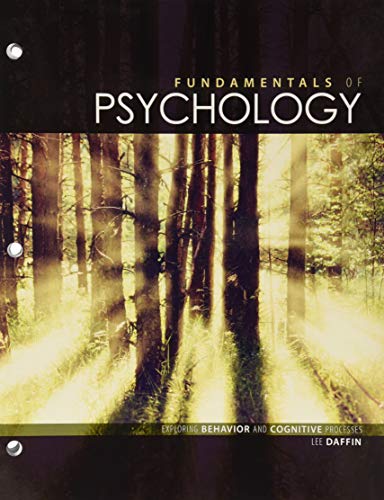 9781465221193: Fundamentals of Psychology: Exploring Behavior and Cognitive Processes