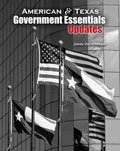 Imagen de archivo de American & Texas Government Essentials Updates a la venta por HPB-Red