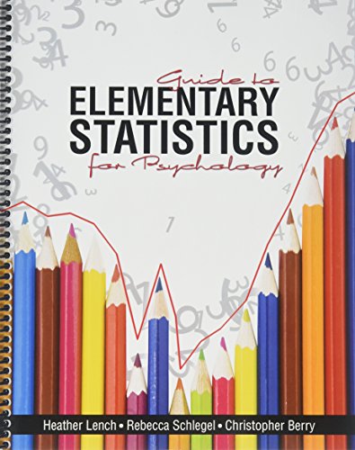 Stock image for Guide to Elementary Statistics for Psychology for sale by Textbooks_Source