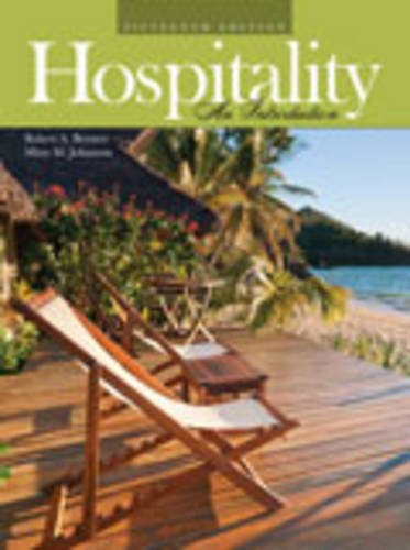 Stock image for Hospitality: an Introduction for sale by Better World Books