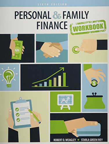 9781465243775: Personal and Family Finance Workbook