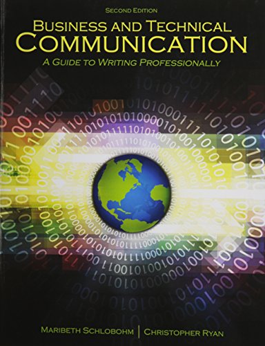 Imagen de archivo de Business and Technical Communication: A Guide to Writing Professionally a la venta por Wonder Book