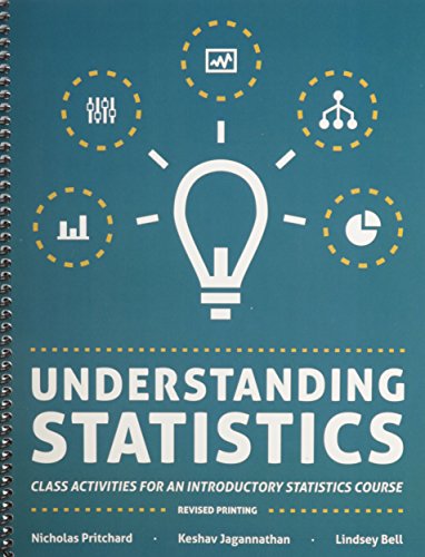 Beispielbild fr Understanding Statistics: Class Activities for an Introductory Statistics Course zum Verkauf von One Planet Books