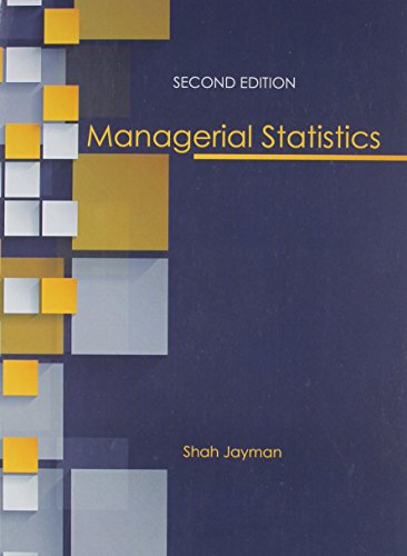 9781465257031: Managerial Statistics