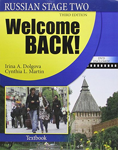 Imagen de archivo de Russian Stage Two: Welcome Back! Text a la venta por HPB-Red