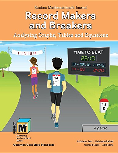 Stock image for Project M3: Level 5-6: Record Makers and Breakers: Analyzing Graphs, Tables and Equations Student Mathematician's Journal for sale by Booksavers of MD