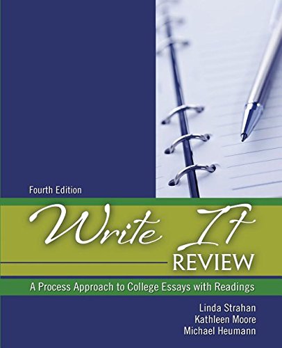9781465267627: Write It Review: A Process Approach to College Essays with Readings