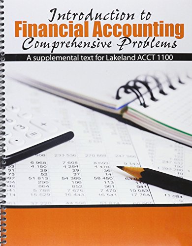 Stock image for Introduction to Financial Accounting Comprehensive Problems for sale by BookstoYou