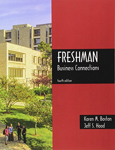 Beispielbild fr Freshman Business Connections zum Verkauf von Better World Books