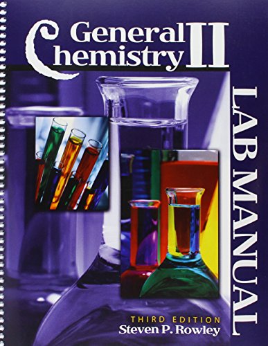 9781465282002: General Chemistry II: Lab Manual
