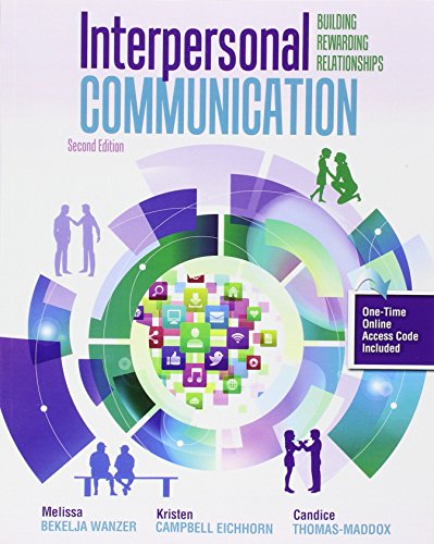 Beispielbild fr Interpersonal Communication: Building Rewarding Relationships zum Verkauf von HPB-Red