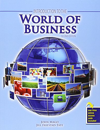Stock image for Introduction to the World of Business for sale by HPB-Red