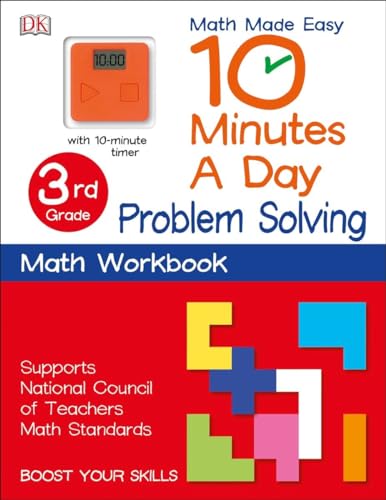 Beispielbild fr 10 Minutes a Day: Problem Solving, Third Grade: Supports National Council of Teachers Math Standards (Math Made Easy) zum Verkauf von Devils in the Detail Ltd
