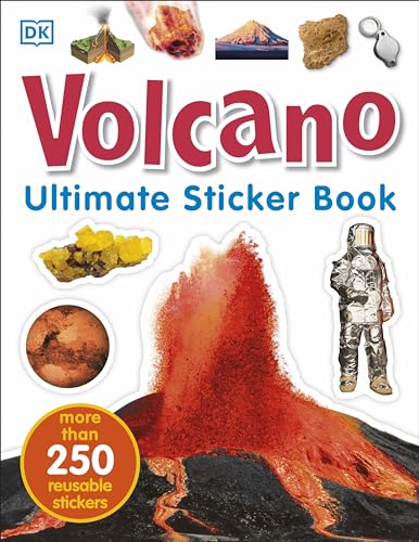 9781465456939: Ultimate Sticker Book: Volcano: More Than 250 Reusable Stickers